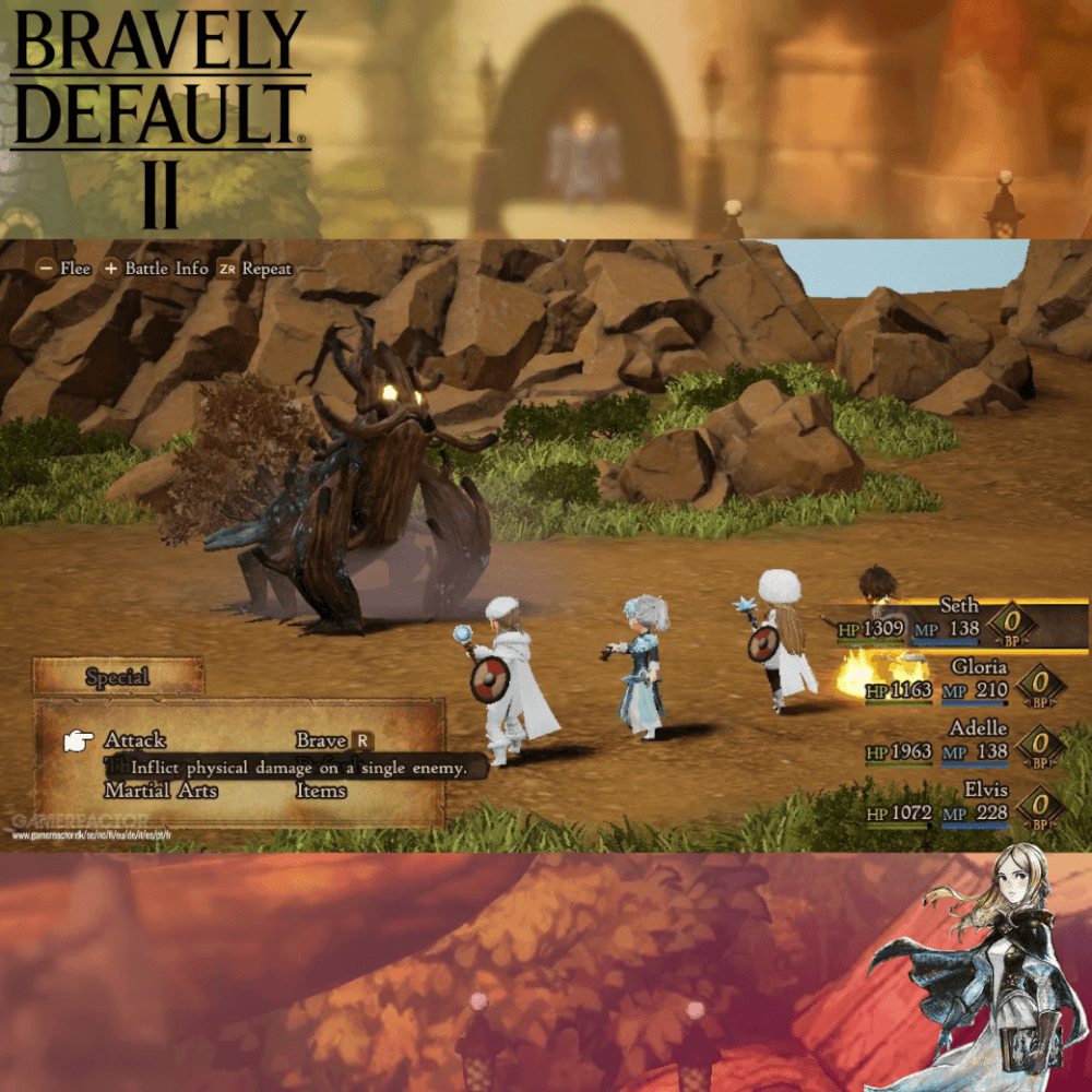 แผ่นเกม Nintendo Switch Bravely Default II Zone Asia / ภาษาอังกฤษ